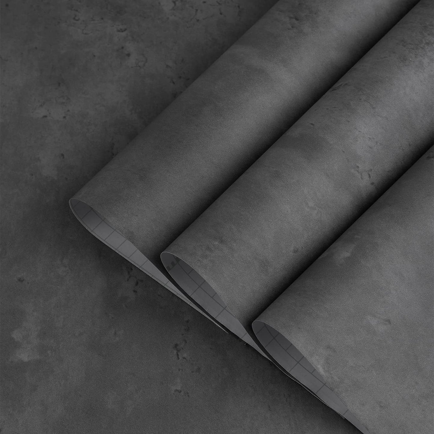 Grey Concrete Peel-and-Stick Wallpaper, Self-Adhesive Waterproof Vinyl for Walls