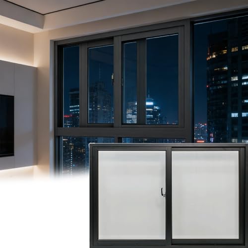 Horizontal Sliding Garage Window with Tempered Glass & Screen, White