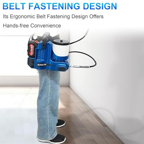 1.2L Portable Cordless Airless Paint Sprayer, 500W, 6-Speed, High Pressure for Latex & Lacquers