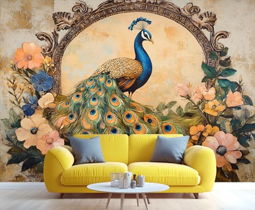 Large HD Canvas Wall Mural 169" × 118", Seamless Multi-Panel Wallpaper for Living Room & Bedroom