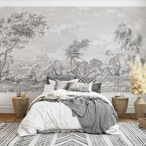 Large Peel-and-Stick Forest Tree Wall Mural