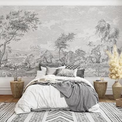 Large Peel-and-Stick Forest Tree Wall Mural