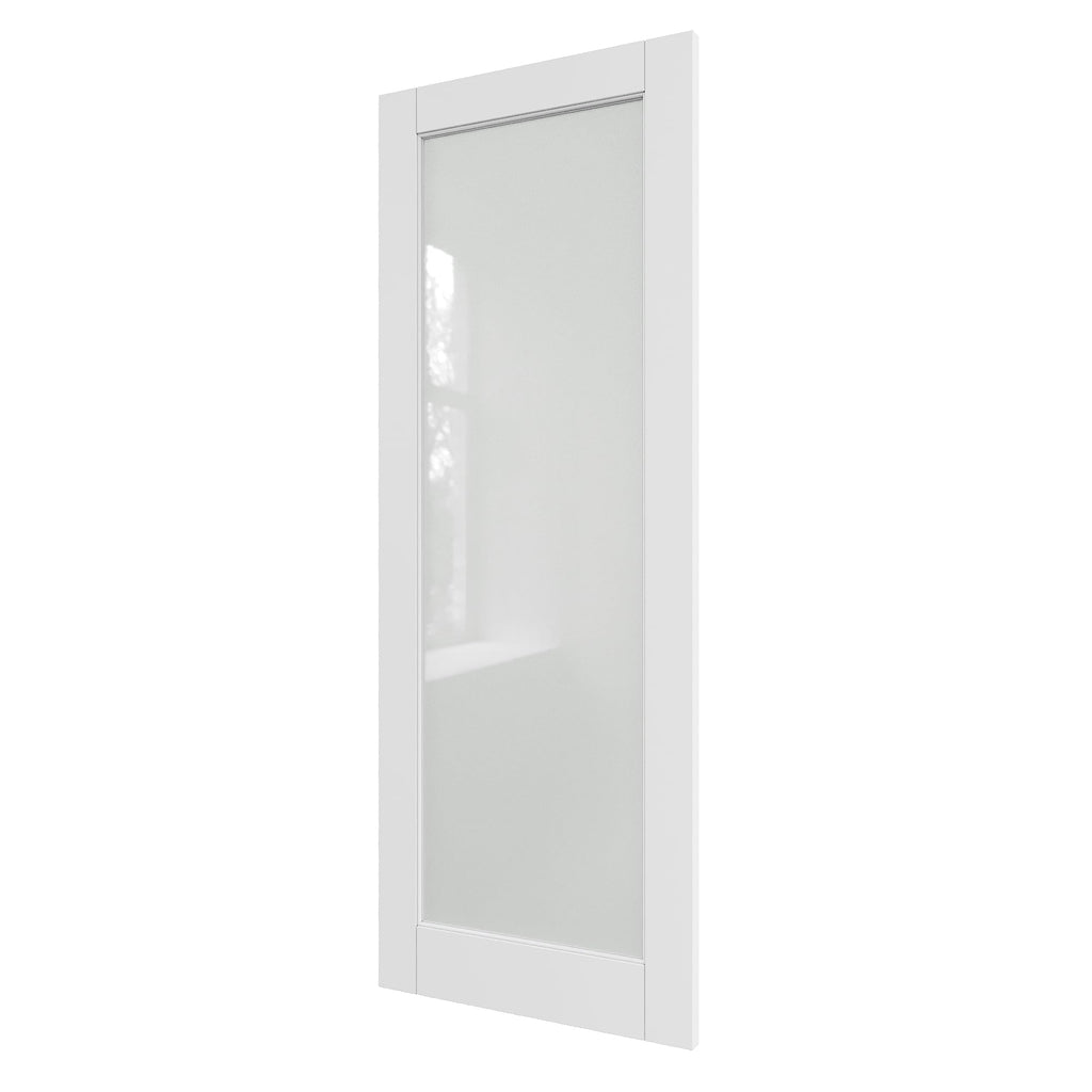 1-Panel Tempered Frosted Glass Interior Door