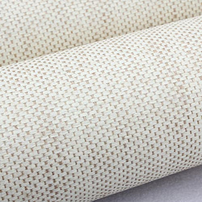 Natural Grasscloth Wallpaper Roll, Textured Eco-Friendly Wall Covering for Bedroom & Living Room