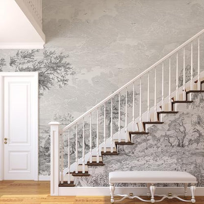 Large Peel-and-Stick Forest Tree Wall Mural
