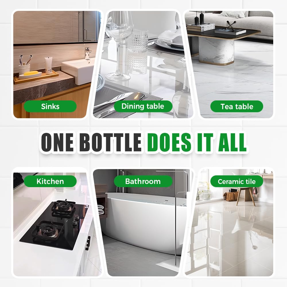 Nano Crystal Coating & Stone Sealer for Tile, Furniture, Granite, Quartz & Marble