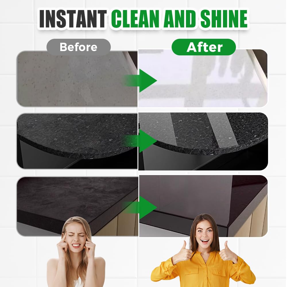 Nano Crystal Coating & Stone Sealer for Tile, Furniture, Granite, Quartz & Marble