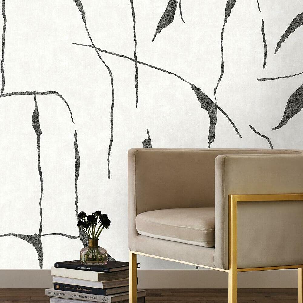 Black & Gold Ivory Coast Peel-and-Stick Wall Mural