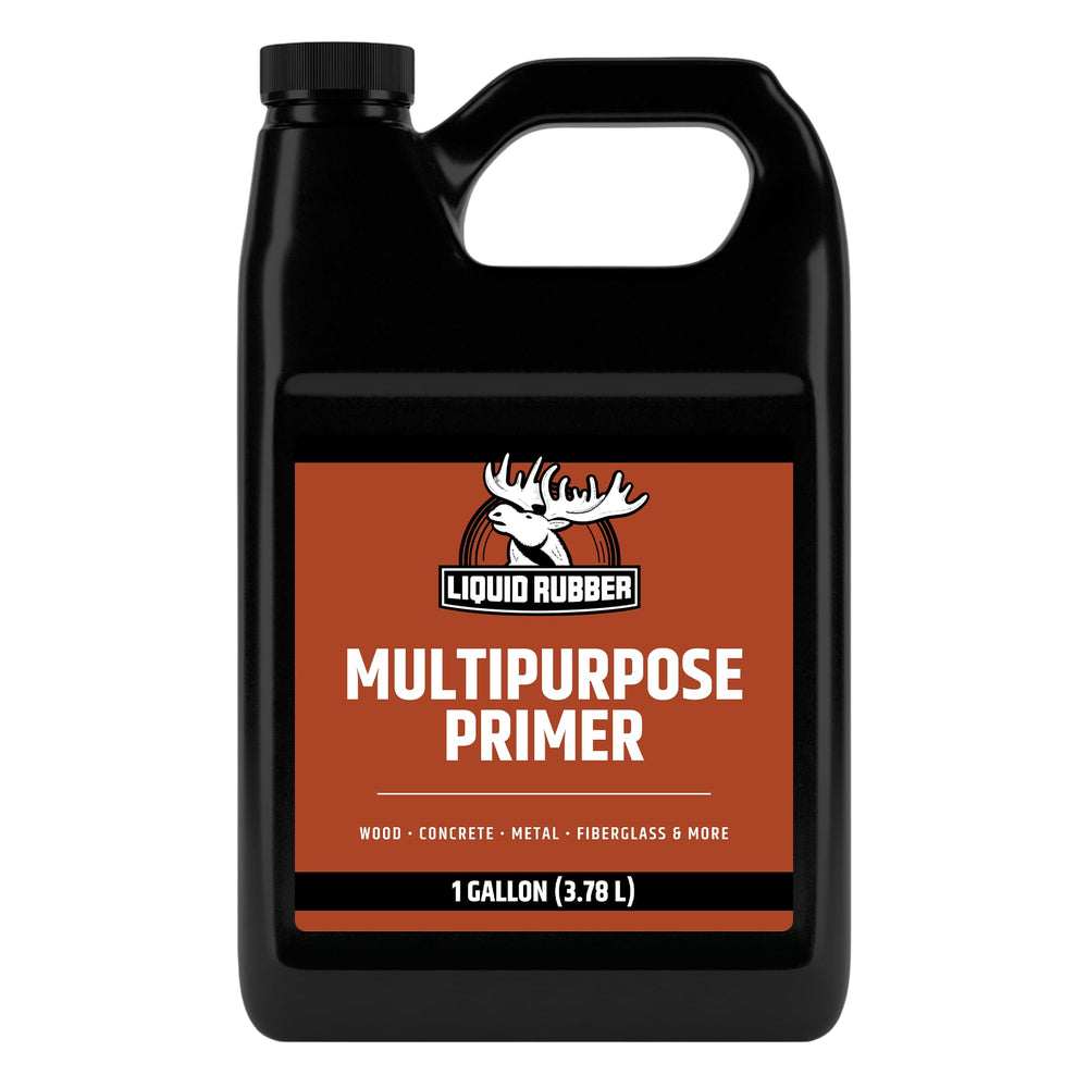 Liquid Rubber Multi-Purpose Primer, Water-Based for Concrete & Wood, Fast-Drying