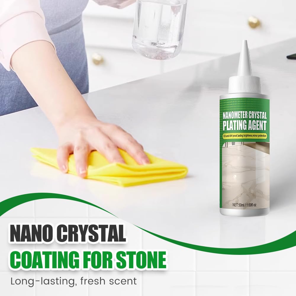 Nano Crystal Coating & Stone Sealer for Tile, Furniture, Granite, Quartz & Marble