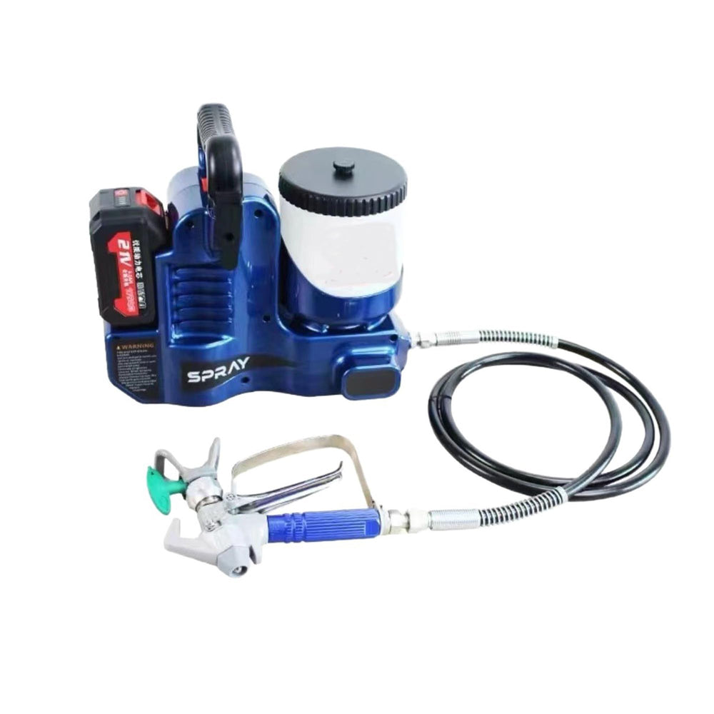 Cordless Airless Paint Sprayer, 1.2L, 6-Speed, 70" Hose, Handheld for Walls & Lacquers
