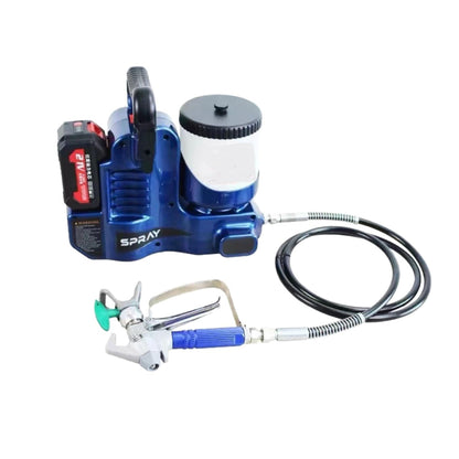 Cordless Airless Paint Sprayer, 1.2L, 6-Speed, 70" Hose, Handheld for Walls & Lacquers