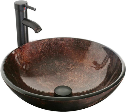 60" Black Bathroom Vanity Set with Porcelain Vessel Sink, Dual Storage Cabinets & Soft-Close Drawers