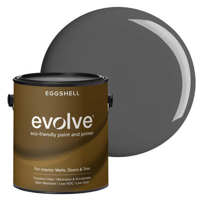 Evolve Paint & Primer, Low Sheen, One-Coat Coverage for Interior & Exterior