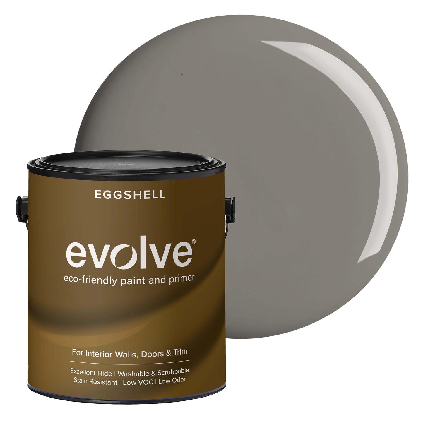 Evolve Paint & Primer, Low Sheen, One-Coat Coverage for Interior & Exterior
