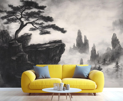 Large HD Canvas Wall Mural 169" × 118", Seamless Multi-Panel Wallpaper for Accent Walls & Room Décor