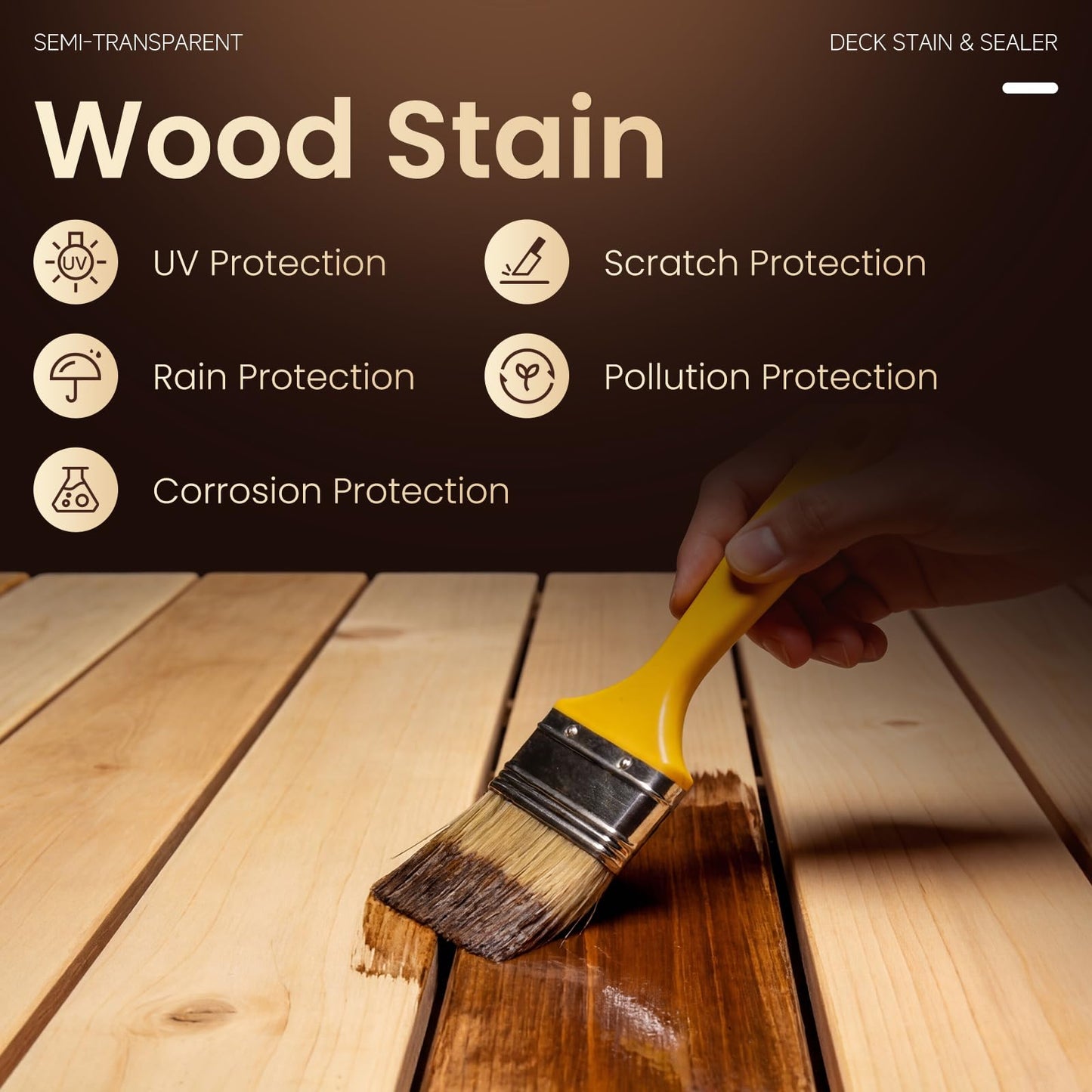 Outdoor Wood Stain, 1kg