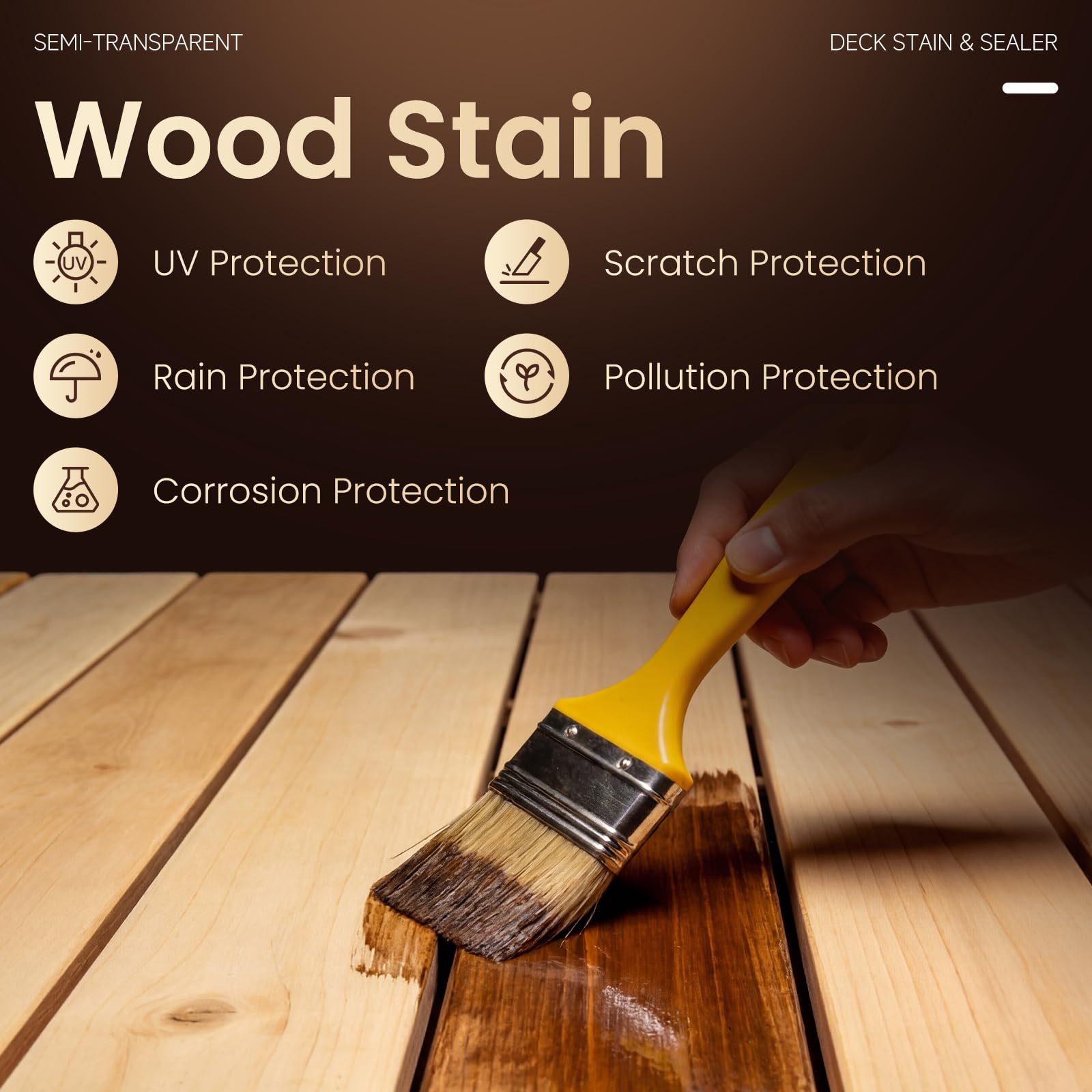Outdoor Wood Stain, 1kg