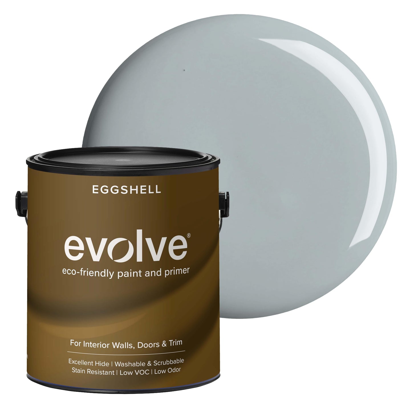 Evolve Paint & Primer, Low Sheen, One-Coat Coverage for Interior & Exterior