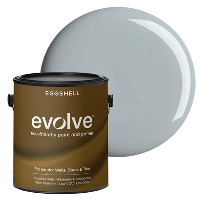 Evolve Paint & Primer, Low Sheen, One-Coat Coverage for Interior & Exterior