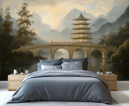 Large Canvas Wall Mural 169" × 118", HD Multi-Panel Wallpaper for Living Room & Bedroom Accent Walls