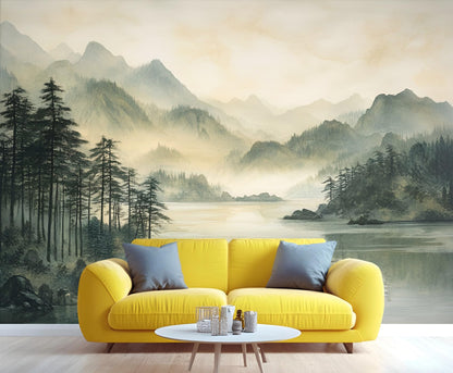 Large HD Canvas Wall Mural 169" × 118", Seamless Multi-Panel Wallpaper for Accent Walls & Room Décor