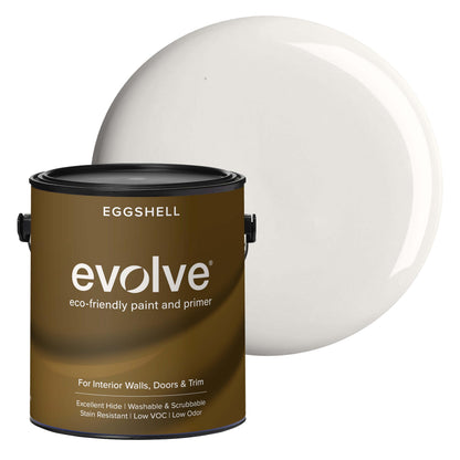 Evolve Paint & Primer, Low Sheen, One-Coat Coverage for Interior & Exterior