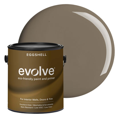 Evolve Paint & Primer, Low Sheen, One-Coat Coverage for Interior & Exterior