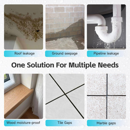 Clear Waterproof Coating, Water-Based Transparent Sealant for Roofs & Walls