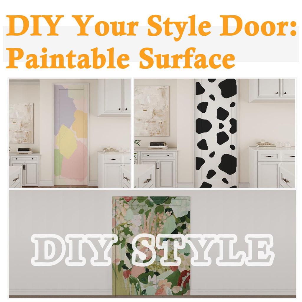 1-Panel Tempered Frosted Glass Interior Door