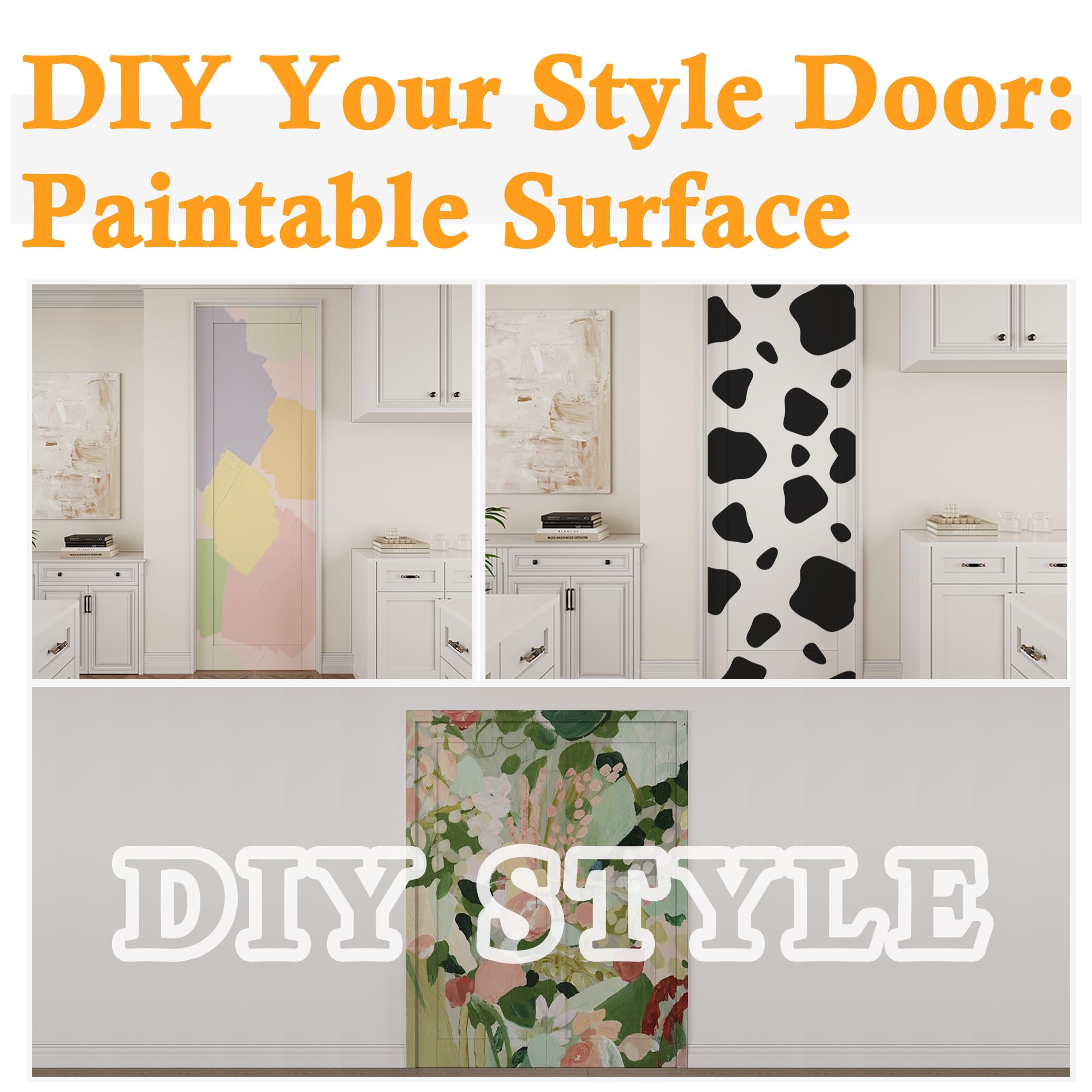 1-Panel Tempered Frosted Glass Interior Door