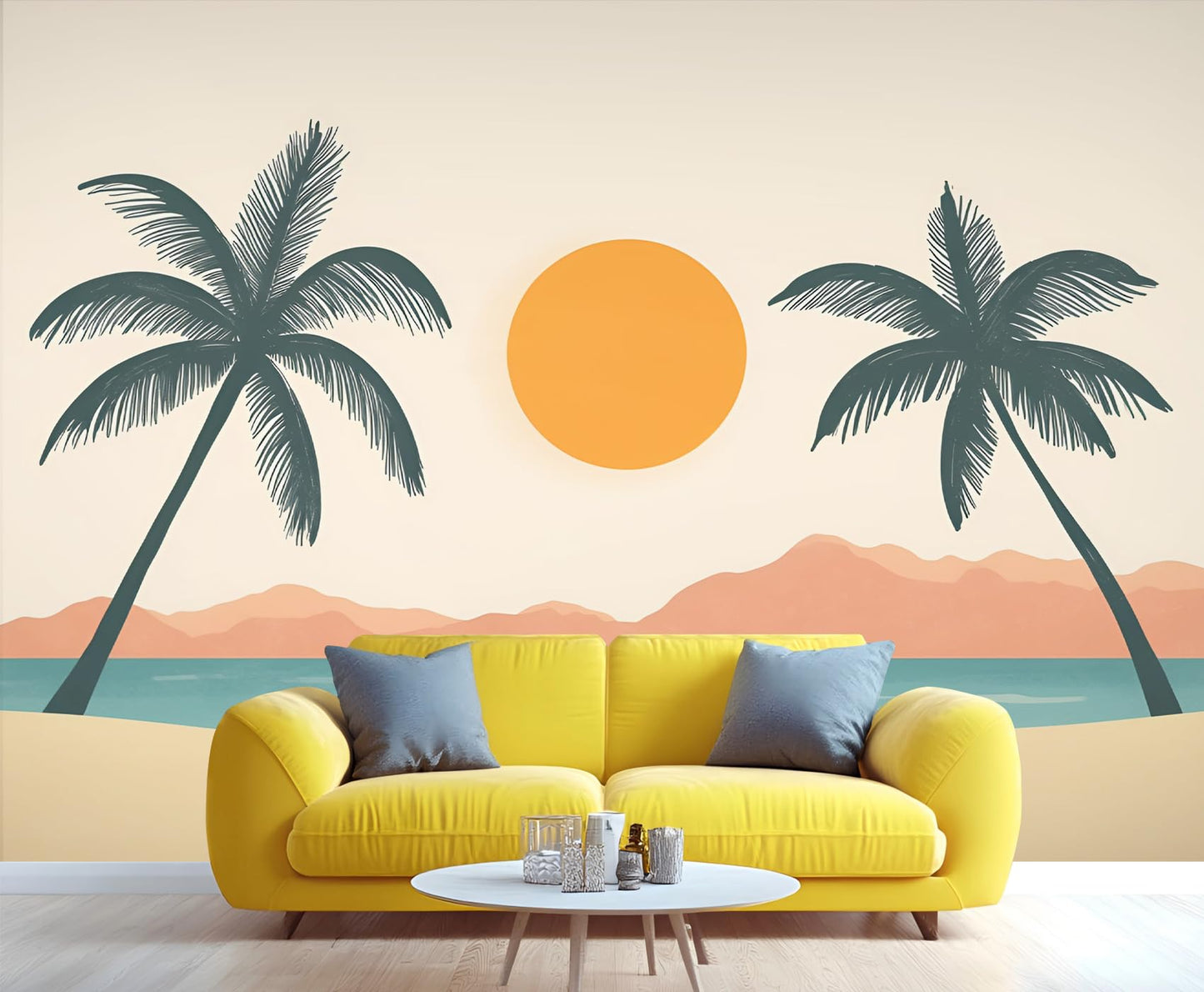 Large HD Canvas Wall Mural 169" × 118", Seamless Multi-Panel Wallpaper for Accent Walls & Room Décor