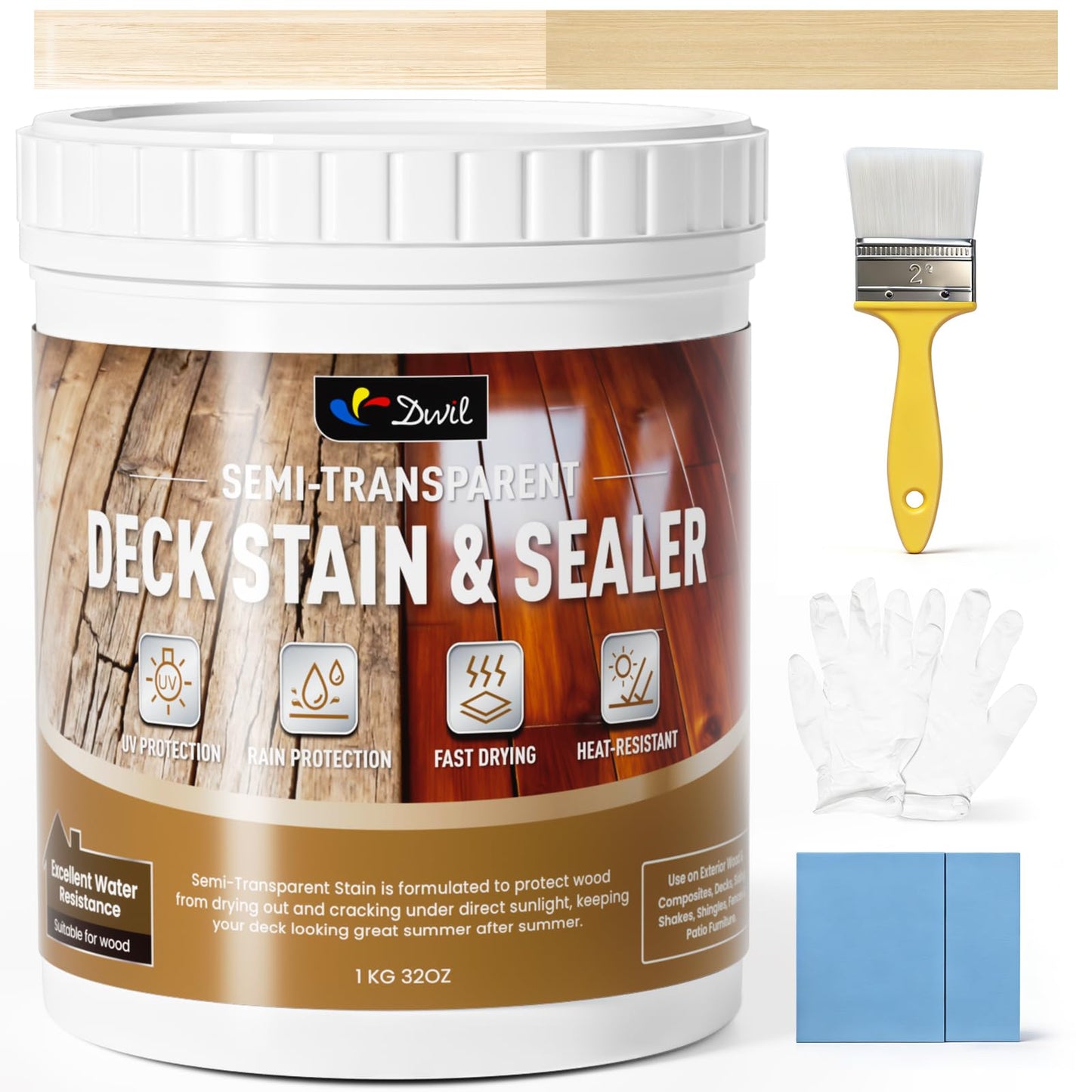 Outdoor Wood Stain, 1kg