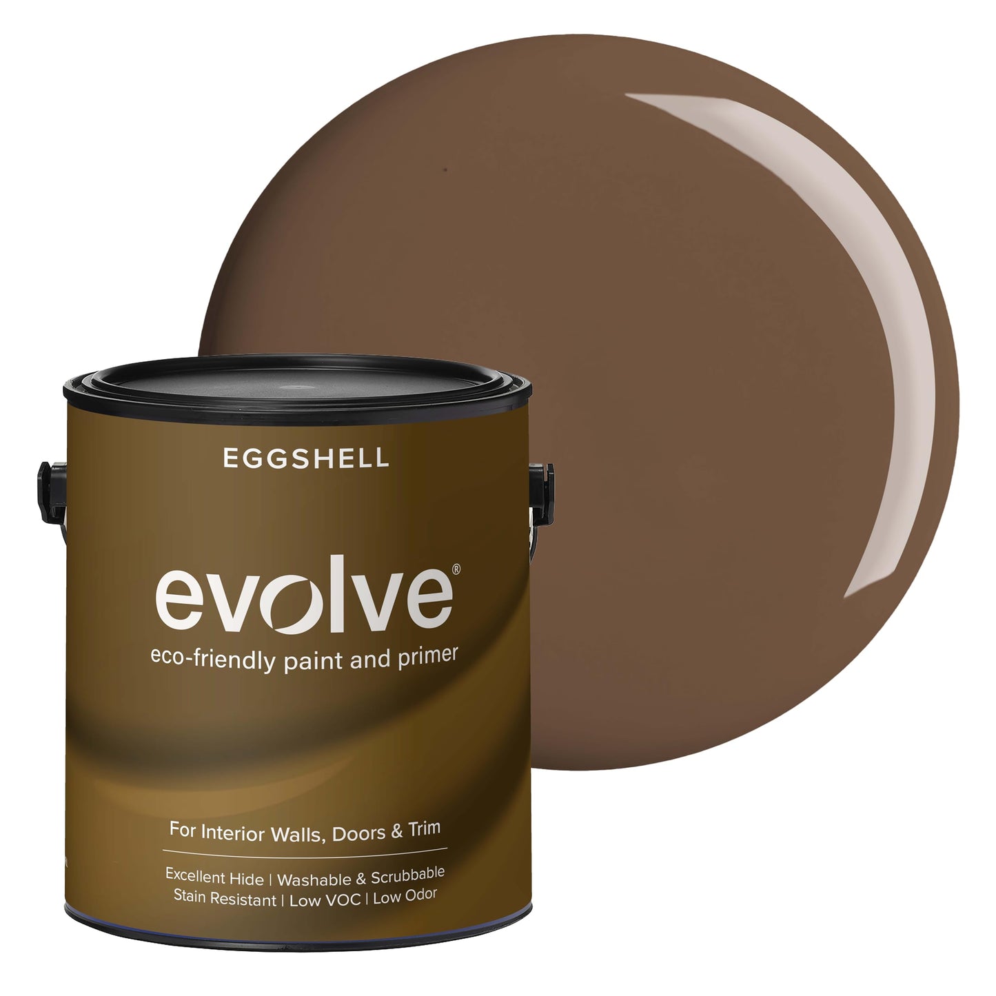 Evolve Paint & Primer, Low Sheen, One-Coat Coverage for Interior & Exterior