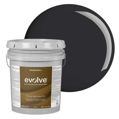 Evolve Paint & Primer, Low Sheen, One-Coat Coverage for Interior & Exterior