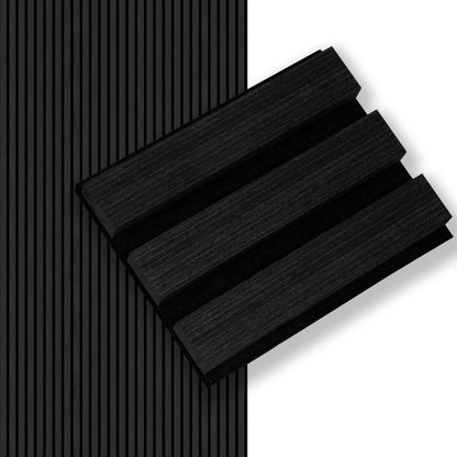 Soundproof Wood Slat Wall Panels, 106" × 20.5"