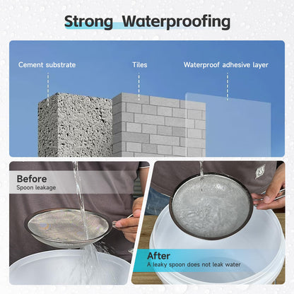 Clear Waterproof Coating, Water-Based Transparent Sealant for Roofs & Walls