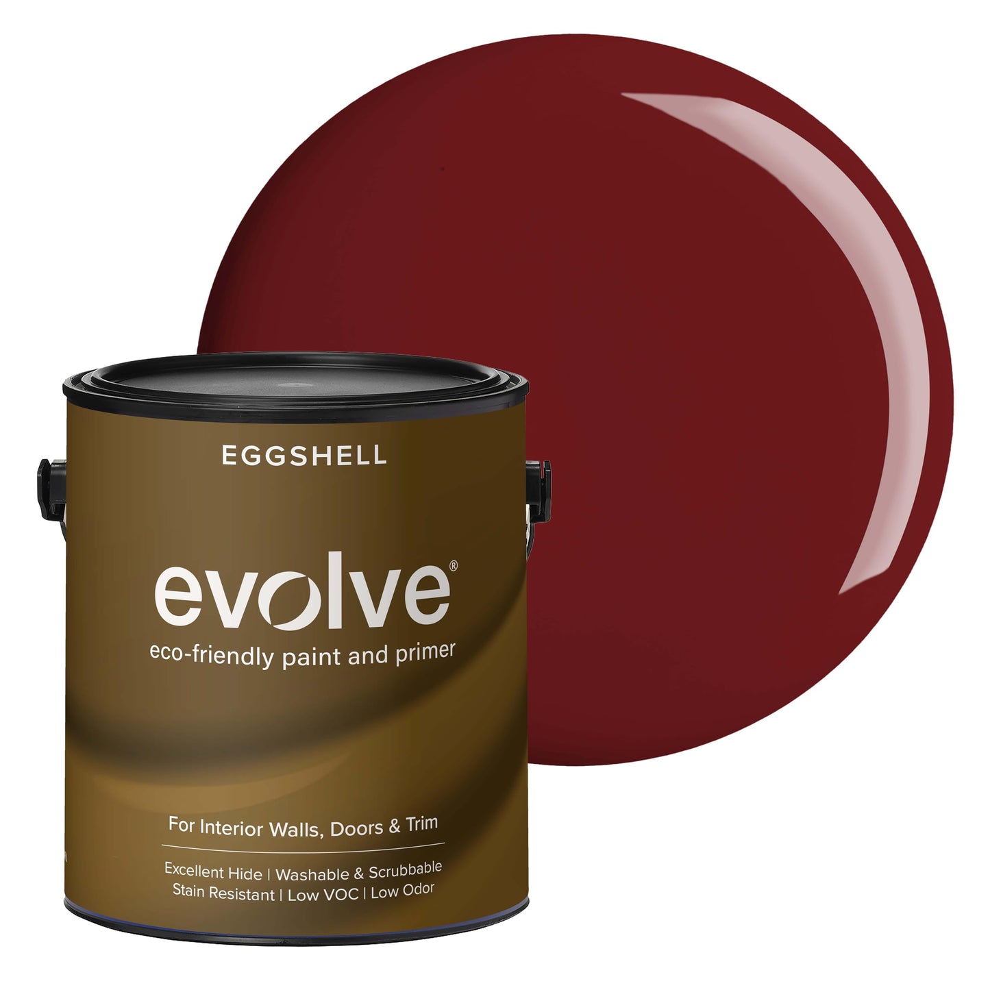 Evolve Paint & Primer, Low Sheen, One-Coat Coverage for Interior & Exterior