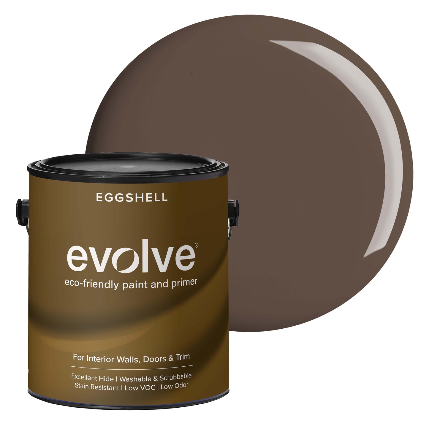 Evolve Paint & Primer, Low Sheen, One-Coat Coverage for Interior & Exterior