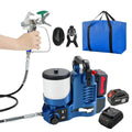 1.2L Portable Cordless Airless Paint Sprayer, 500W, 6-Speed, High Pressure for Latex & Lacquers