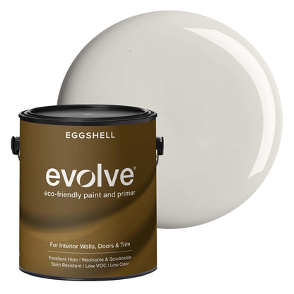 Evolve Paint & Primer, Low Sheen, One-Coat Coverage for Interior & Exterior