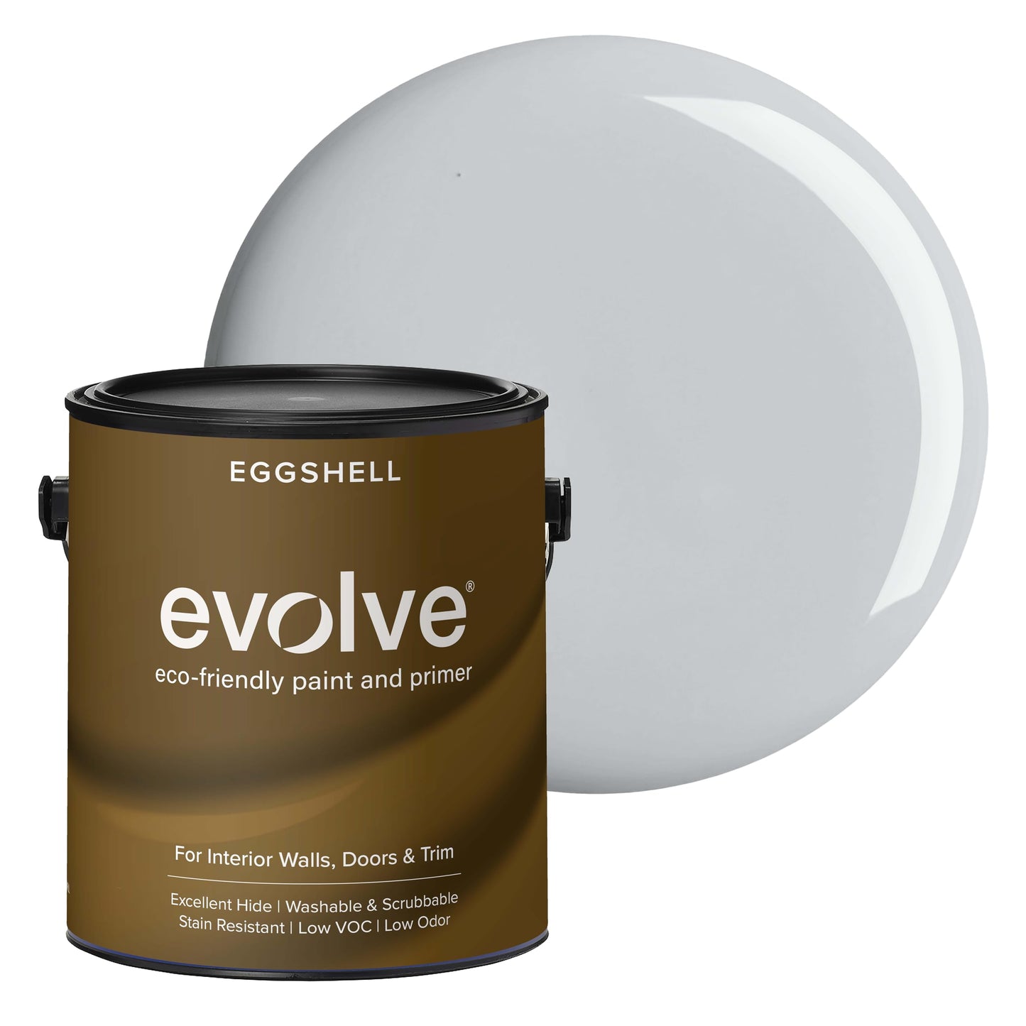 Evolve Paint & Primer, Low Sheen, One-Coat Coverage for Interior & Exterior