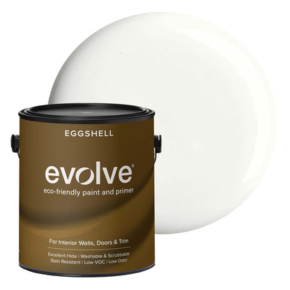 Evolve Paint & Primer, Low Sheen, One-Coat Coverage for Interior & Exterior