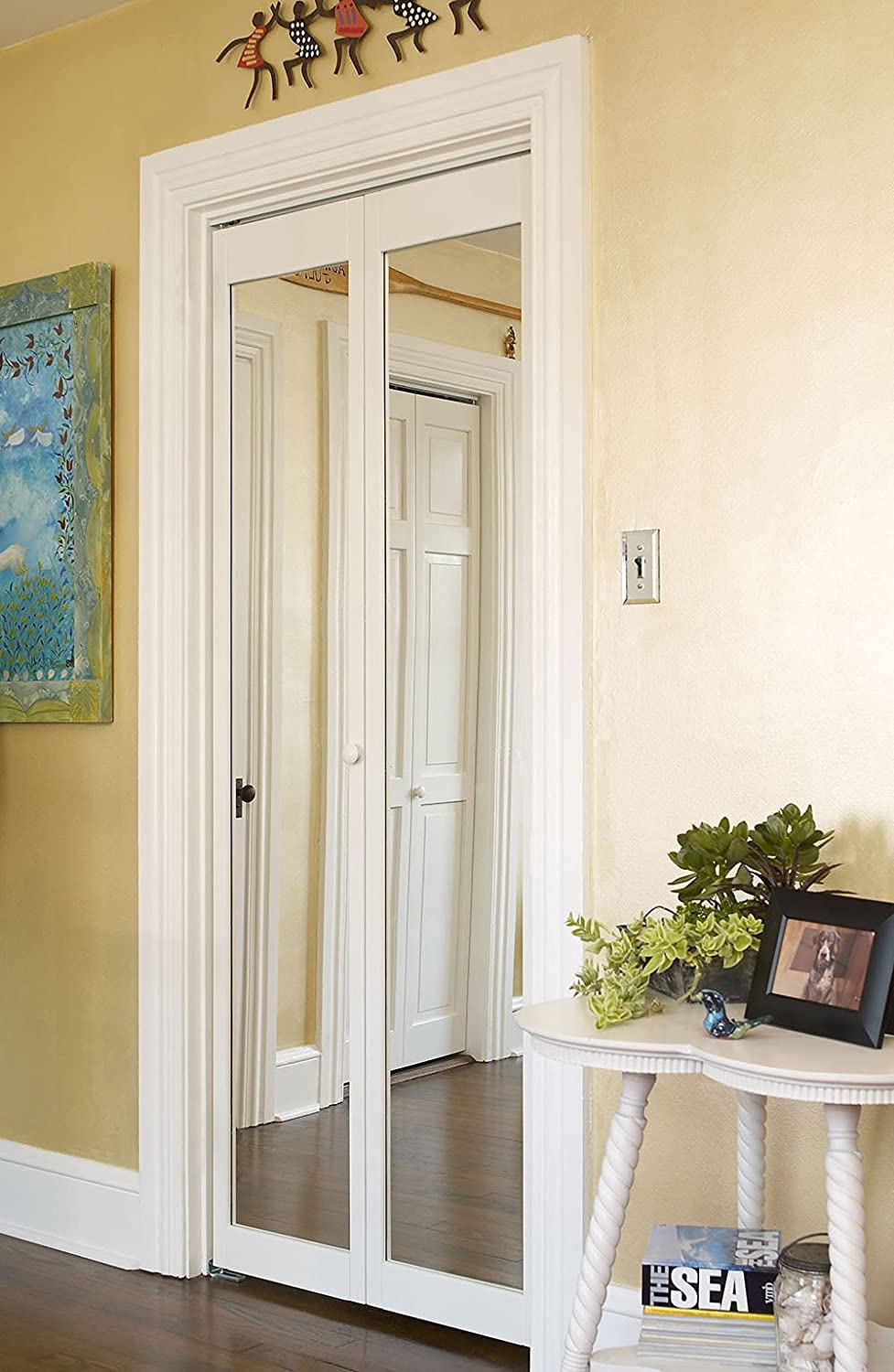 Mirror Bifold Interior Wood Door