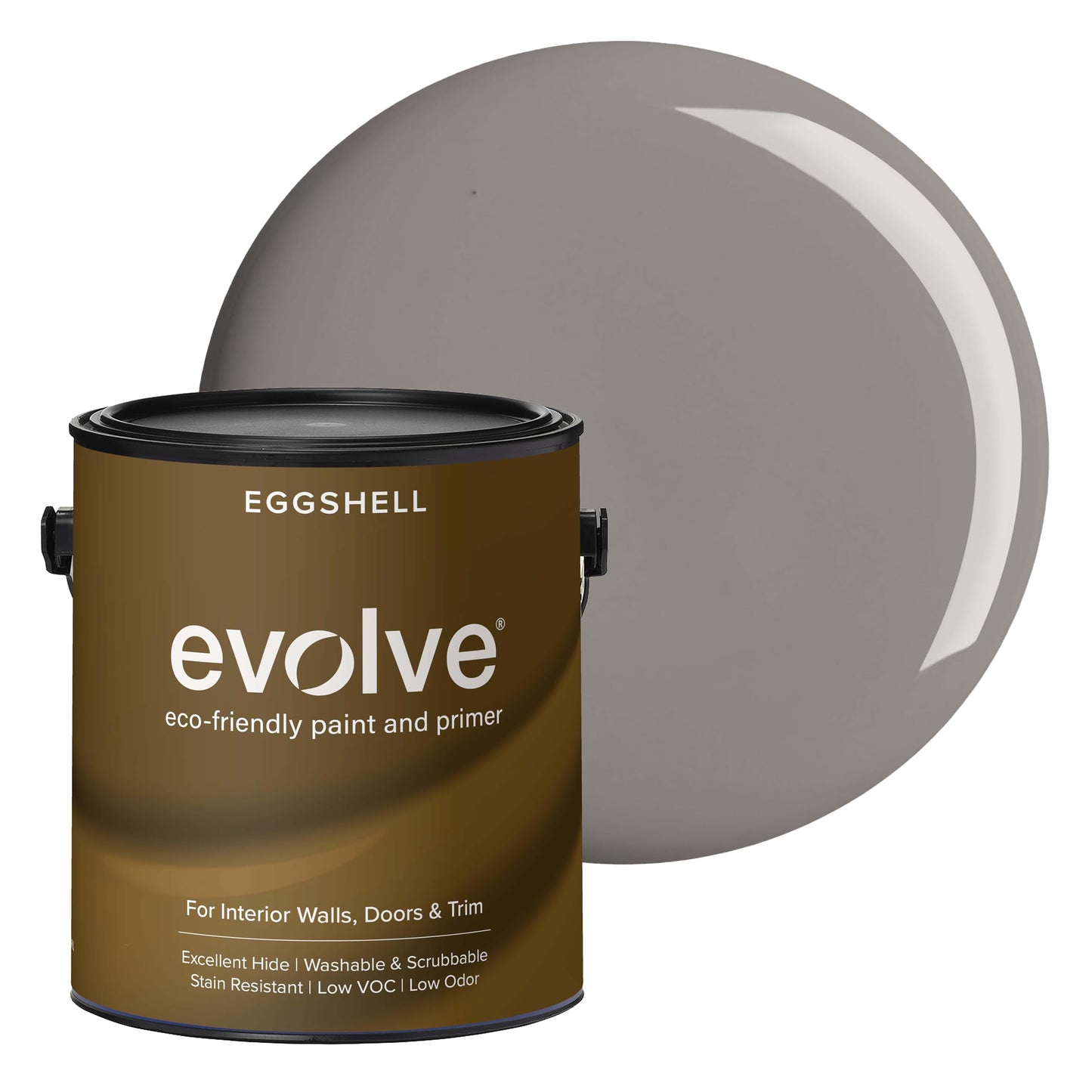 Evolve Paint & Primer, Low Sheen, One-Coat Coverage for Interior & Exterior