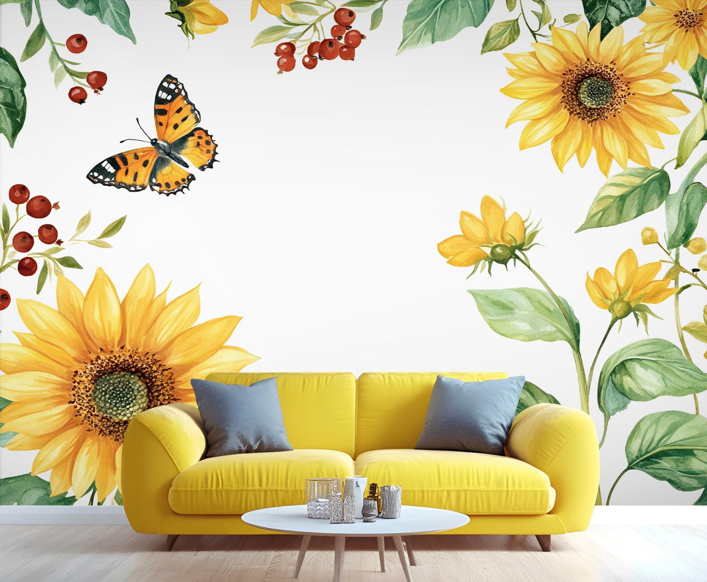 Large HD Canvas Wall Mural 169" × 118", Seamless Multi-Panel Wallpaper for Accent Walls & Room Décor
