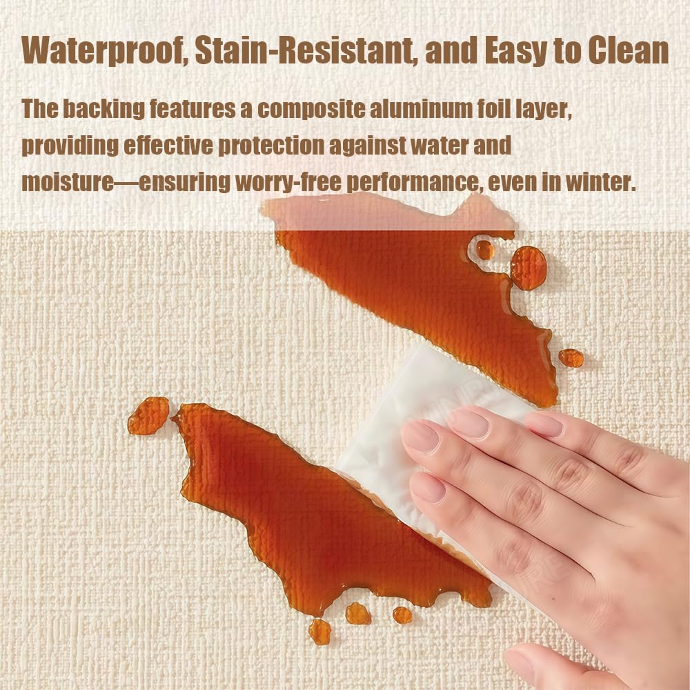 Self-Adhesive 9mm Wall Insulation Panels, Waterproof & Thermal, Peel-and-Stick