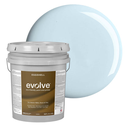 Evolve Paint & Primer, Low Sheen, One-Coat Coverage for Interior & Exterior