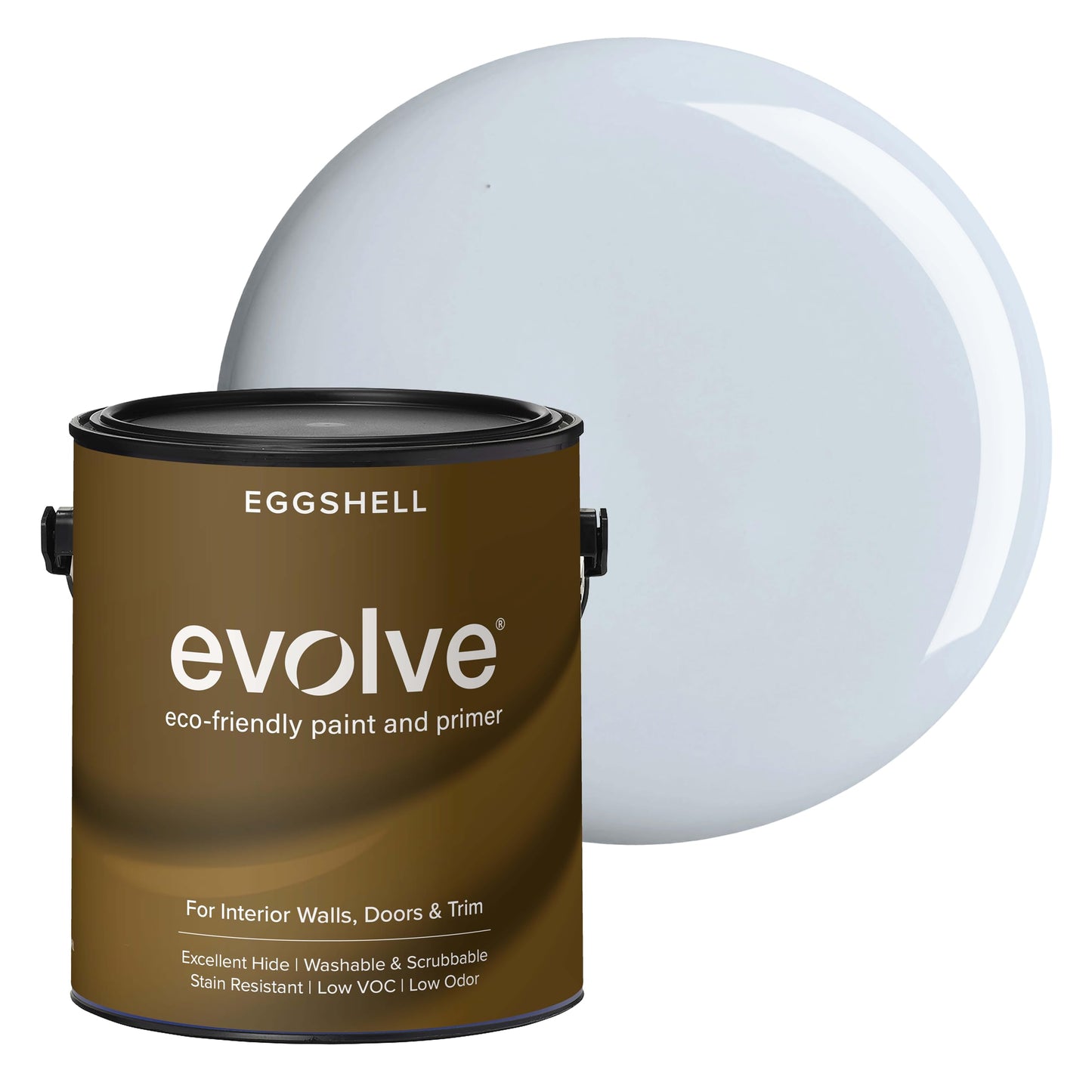 Evolve Paint & Primer, Low Sheen, One-Coat Coverage for Interior & Exterior