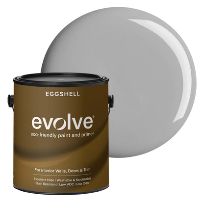 Evolve Paint & Primer, Low Sheen, One-Coat Coverage for Interior & Exterior